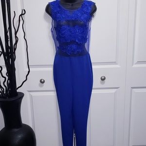 Royal blue jumpsuit